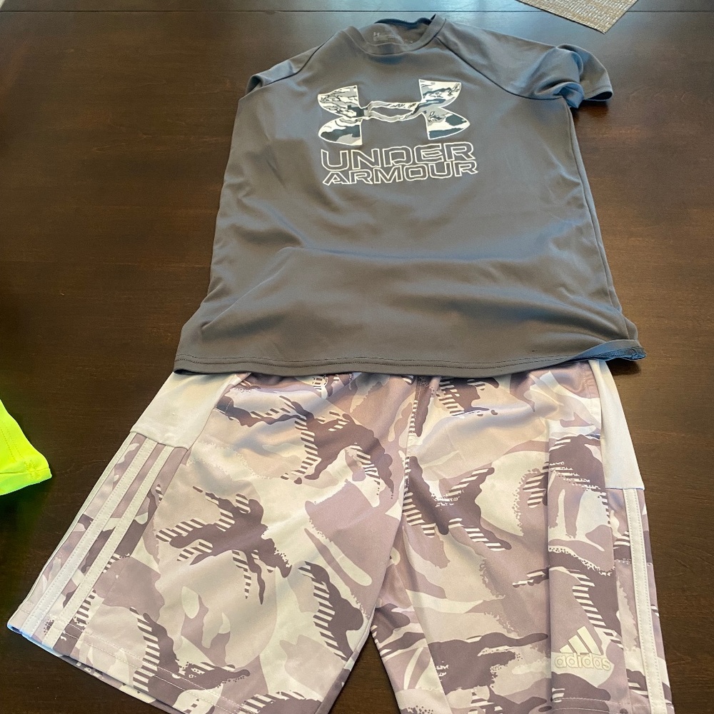Boys shorts and top